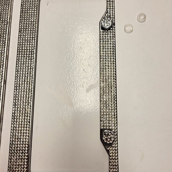 Rhinestone Crystal Bling Car Plate Frames - Picture 6 of 11